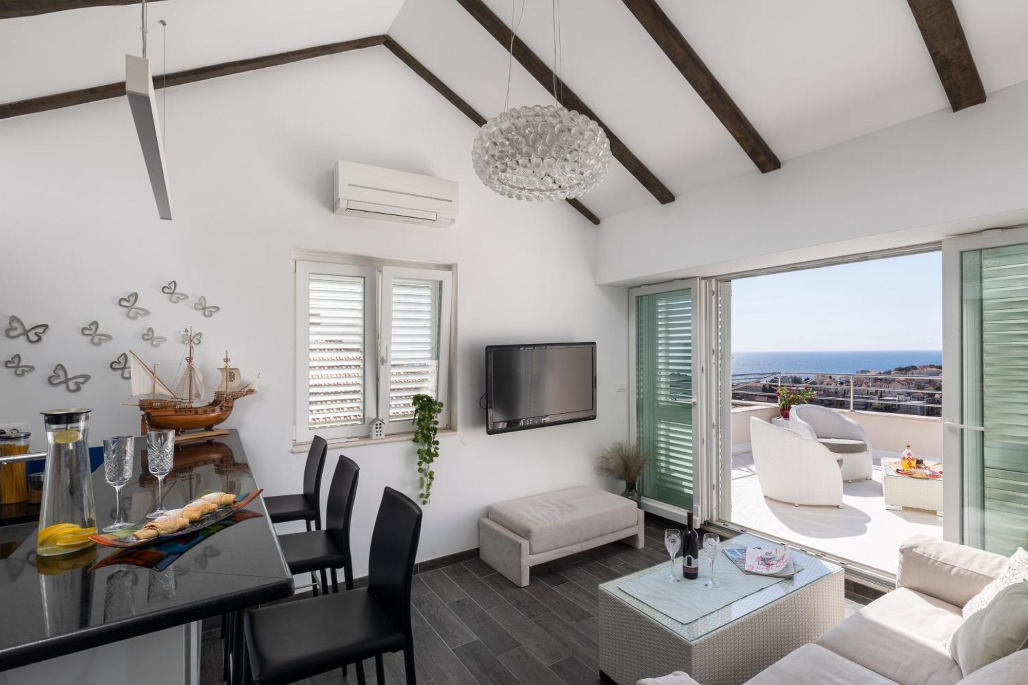 Marlea Sea-View Apartments Dubrovnik Bagian luar foto